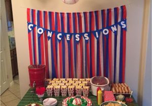 Baseball Decorations for Birthday Party Baseball themed Birthday Party Luke First Bday