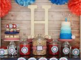 Baseball Decorations for Birthday Party Kara 39 S Party Ideas Home One Baseball themed Birthday