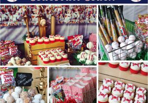 Baseball Decorations for Birthday Party Vintage Baseball Bash
