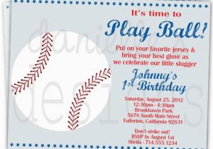 Baseball themed First Birthday Invitations 35 Best Joey 39 S 1st Birthday Images On Pinterest