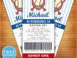 Baseball themed First Birthday Invitations Baseball Birthday Party Invitation Free Printable M Gulin