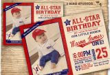 Baseball themed First Birthday Invitations Baseball themed Birthday Party Invitations Home Party Ideas