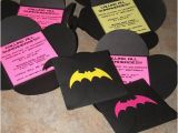 Batgirl Birthday Party Invitations 25 Best Ideas About Batgirl Party On Pinterest