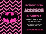 Batgirl Birthday Party Invitations Batman Batgirl Birthday Party Invitation Printable or