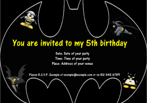 Batman Birthday Invitation Template 7 Best Images Of Batman Invitations Free Printables Free
