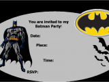 Batman Birthday Invitation Template Batman Party Invitations Template Best Template Collection