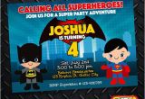 Batman Vs Superman Birthday Party Invitations Batman Vs Superman Birthday Invitation Card Superhero