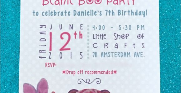 Beanie Boo Birthday Invitations Beanie Boo Bonanza B Lee events