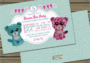 Beanie Boo Birthday Invitations Beanie Boo Glamour and Leona Birthday Party by