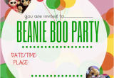 Beanie Boo Birthday Invitations Beanie Boo Party Ideas