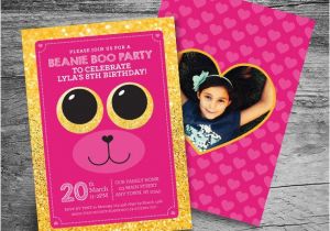 Beanie Boo Birthday Invitations Stuffed Animal Adoption Birthday Party Invitation