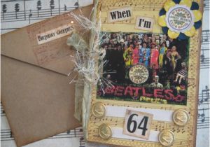 Beatles Birthday Card Musical Beatles Birthday Card when I 39 M 64 Sgt Pepper 39 S