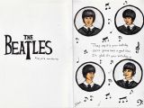 Beatles Birthday Card Musical the Beatles Birthday Cards Cardspark Party Invitations Ideas