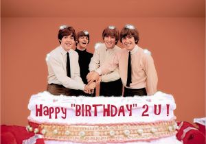 Beatles Happy Birthday Card Happy Quot Birthday Quot the Beatles Reciclado Huevos 2