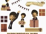 Beatles Happy Birthday Card Linnica A 3d Beatles Birthday Card