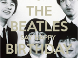 Beatles Happy Birthday Card the Beatles Say Happy Birthday to You Poster Veena