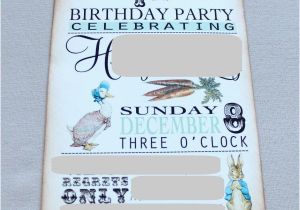 Beatrix Potter Birthday Invitations A Beatrix Potter Party so Much Better with Age