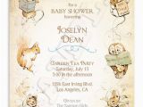 Beatrix Potter Birthday Invitations Beatrix Potter Baby Shower Invitation