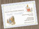 Beatrix Potter Birthday Invitations Beatrix Potter Peter Rabbit Invitations