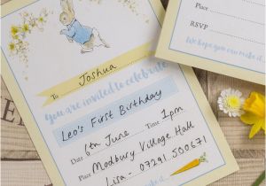 Beatrix Potter Birthday Invitations Pack Of 10 Beatrix Potter Peter Rabbit Invitations From 6