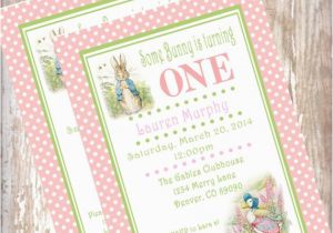 Beatrix Potter Birthday Invitations Peter Rabbit Birthday Invitations Beatrix Potter Bunny