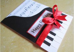 Beautiful Birthday Gifts for Husband Piano Happy Birthday Card Music themed Birthday Greeting