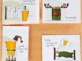 Beer Drinking Birthday Cards Holiday Greeting Cards Beer Set Of 8