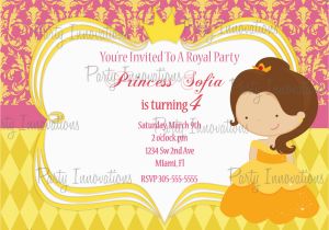 Belle Birthday Party Invitations Printable Princess Belle Birthday Party Invitation Plus Free