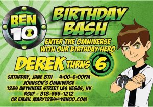 Ben 10 Birthday Invitation Cards Templates 48 Best Images About Ben 10 Party On Pinterest Aliens