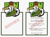 Ben 10 Birthday Invitation Cards Templates Stefansecz Memorable Excursions November 2014