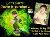 Ben 10 Birthday Invitation Cards Templates Steve Ben10 Invitation Arvee 39 S Photo Shoppe