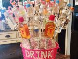 Best 21st Birthday Presents for Him 21st Alcohol Bouquet I Made for My Best Friend Diy