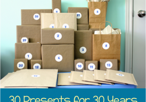 Best 30th Birthday Party Ideas for Him 30th Birthday Gift Idea 30 Presents for 30 Years the