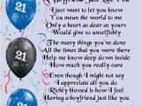 Best 40th Birthday Gifts for Boyfriend Personalised Poem Print 21st Birthday Design Boyfriend