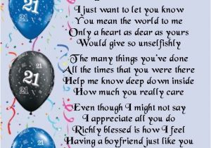 Best 40th Birthday Gifts for Boyfriend Personalised Poem Print 21st Birthday Design Boyfriend