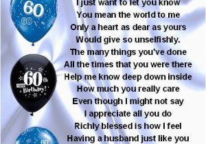Best 60th Birthday Gifts for Husband Fridge Magnet Personalised Husband Poem 60th