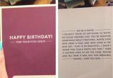 Best Birthday Card Ever Written This is the Perfect Birthday Card if You Have No Idea What