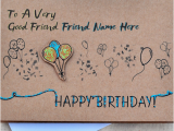 Best Birthday Card Ever Written Write Name On Birthday Card for Best Friends Happy