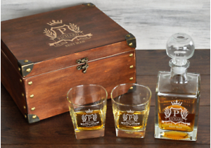 Best Birthday Gifts for Male Boss Best Man Gift Personalized Whiskey Decanter Set Birthday
