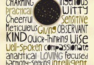 Best Birthday Gifts for Virgo Man Virgo Zodiac Print astrology Traits Typography Art