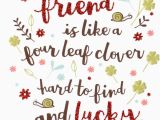 Best Free E Birthday Cards Uk Best Friend Like Four Leaf Clover Birthday Card Cards