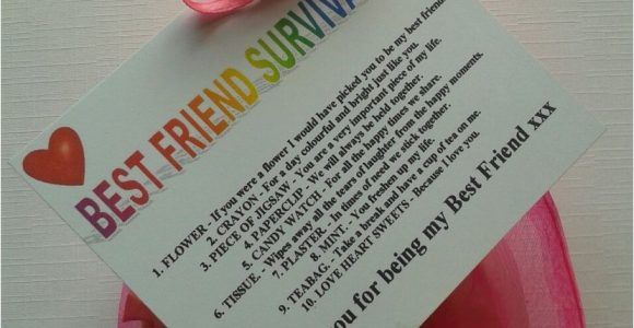 Best Gift for A Best Friend On Her Birthday Best Friend Survival Kit Birthday Keepsake Gift Present