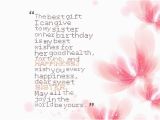 Best Gift for A Sister On Her Birthday Birthday Wishes for Sisters Page 16 Nicewishes Com