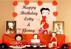 Betty Boop Birthday Decorations Betty Boop Birthday Party Ideas Photo 6 Of 8 Catch My