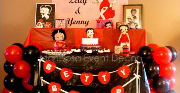 Betty Boop Birthday Decorations southern Blue Celebrations Betty Boop