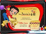 Betty Boop Birthday Invitations Betty Boop Bowling Birthday Invitations Adult Birthday