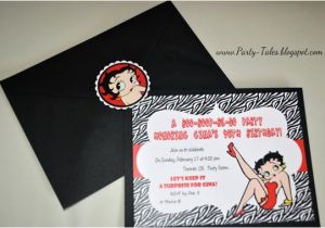 Betty Boop Birthday Invitations Betty Boop Party Ideas Imagui