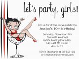 Betty Boop Birthday Invitations Party On with Betty Boop Invitation Printable by