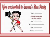 Betty Boop Birthday Invitations Personalised Betty Boop Hen Party Invitations X 10 Ebay