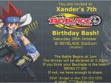 Beyblade Birthday Invitation Template Beyblade Birthday Card Printable Draestant Info
